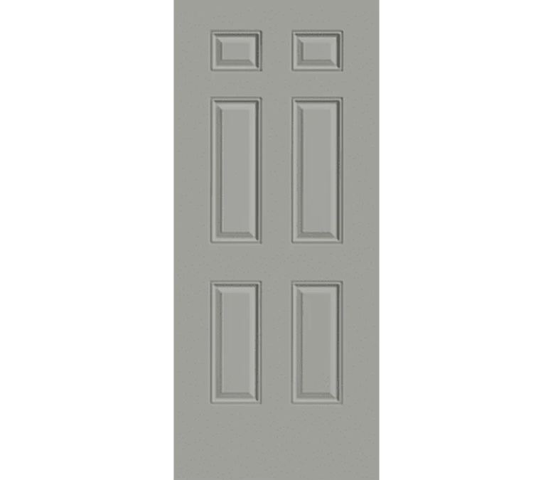 Amarillo 6 Panel Steel Entry Door