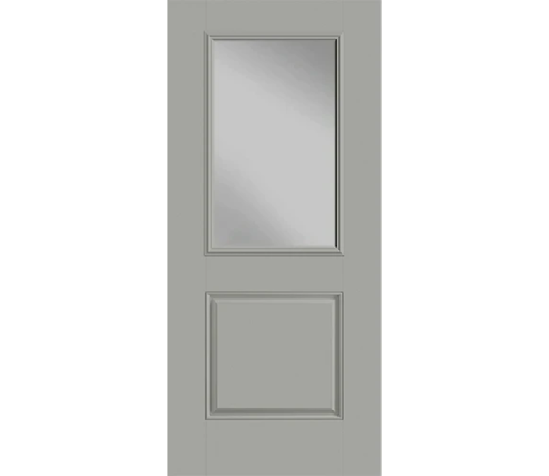 Amarillo Half Light 1 Panel Fiberglass Entry Door